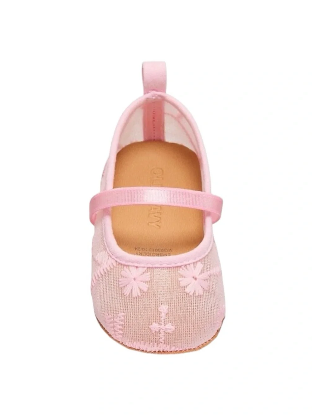NWT Old navy Baby Embroidered Mesh Ballet Flats size 0-3 months